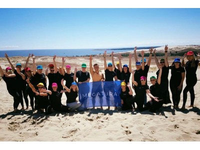 Horizontali vėliava pagal užsakymą - Megaturo vėliava